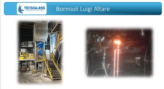 Foto Ripartito il forno 2 di Bormioli Luigi ad Altare dopo la ricostruzione Foto Ripartito il forno 2 di Bormioli Luigi ad Altare dopo la ricostruzione